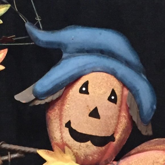 Fall/Halloween Decor, Aluminum, Scarecrow, Pumpkin - Picture 3 of 7